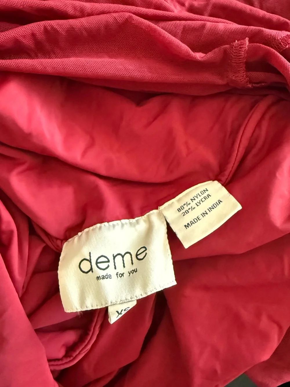 Deme by Gabriella Dahlia Gown in Maroon XS